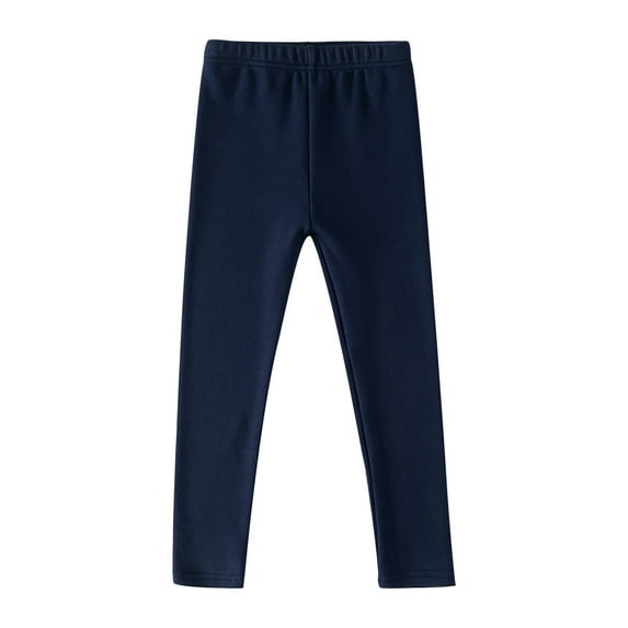 Lightweight Kids Joggers New Toddler Kids Leggings Comfortable Leggings for Girls Cotton Leggings Softness and Breathability Trousers Pants for Girls Navy 6 Years