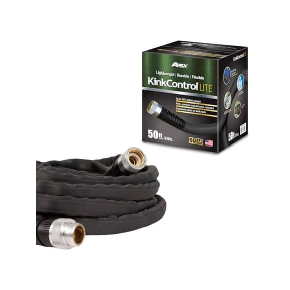 Lightweight Kink Resistant Garden Hose Fabric Jacket 5/8 Inch x 50 Ft