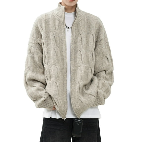 Soft Lightweight Knit Cardigan Sweater For Men All Season Comfort And Warmth Casual Wear Workwear Men's Trench Coat Plus Size Winter Cardigan for Men