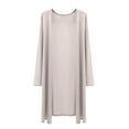 thumbnail image 1 of Lightweight Knit Cover Up For Women Breezy Long Sleeve Cardigan Perfect For Summer Layering And Sun Protection, 1 of 6