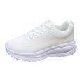 thumbnail image 1 of Lightweight Knit Mesh Lace Up Sneakers for All Season Comfort Breathable Cushioning Everyday Run Shoes Travel Gym Casual Wear, 1 of 9