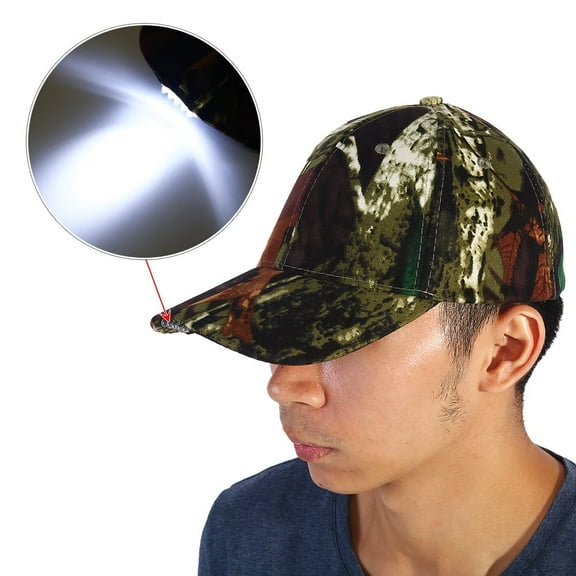 Lightweight LED Cotton Adjustable Baseball Cap Headlight Hat Night Fishing Camping Joging, LED Camping Hat, LED Baseball Cap