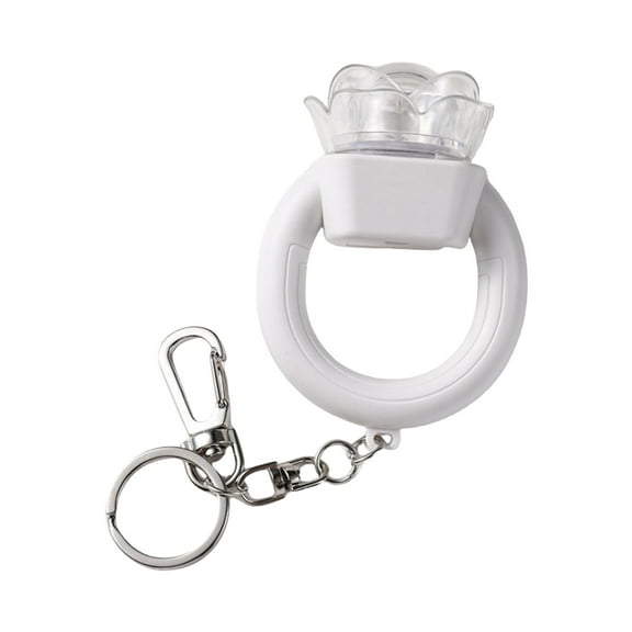 Lightweight LED Support Keychain Tiny LED Cheer Keychain Elegant Key Rings Accessory Great For Event Parties
