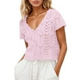 thumbnail image 1 of Lightweight Lace Knit Beach Cover Up Summer Open Front Cardigan For Casual Sheer Crochet Top Women Casual Dress Sweater Long Sleeve Hoodie Womens Long Hooded Sweatshirt, 1 of 5