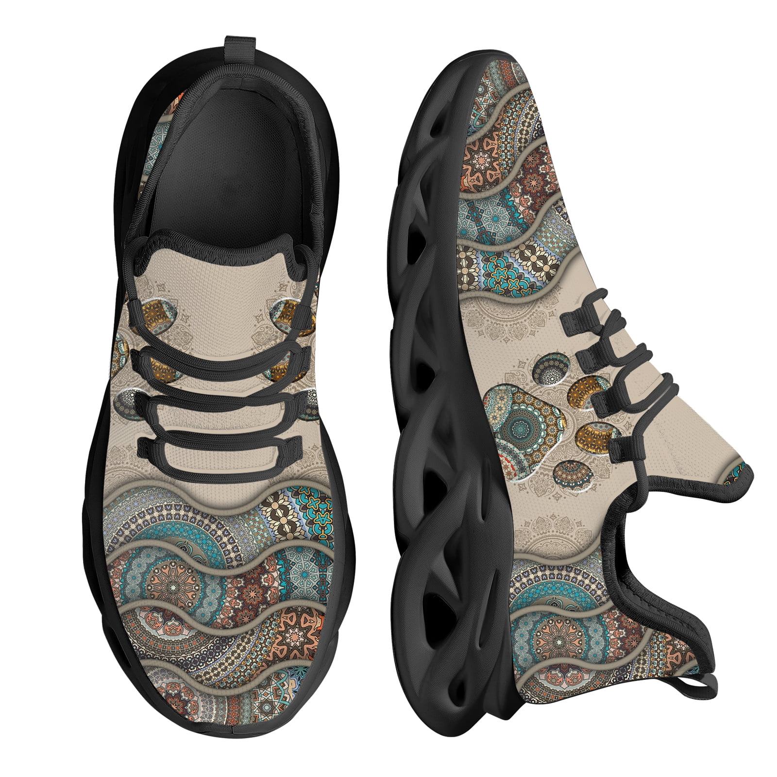 Personalized Girl and Dog Sneakers - Girl with up to 3 Dogs - NLWVKS