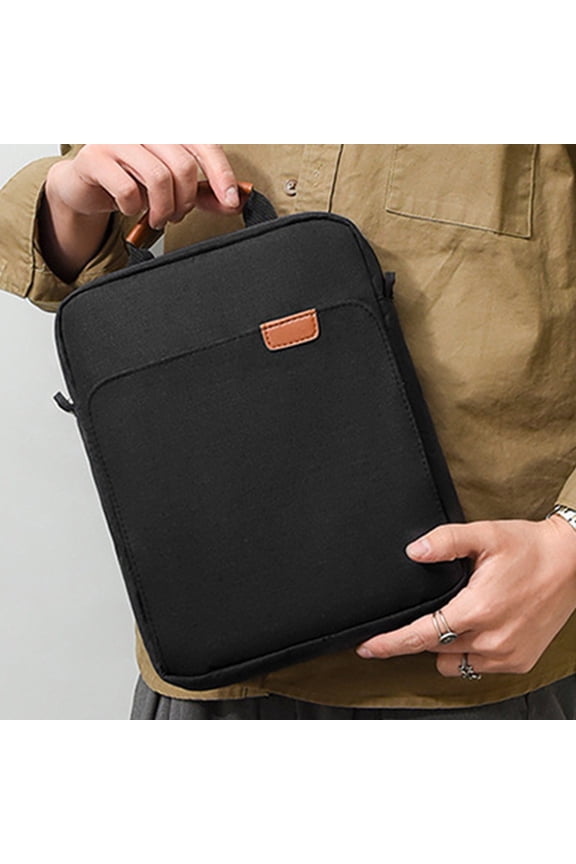 Lightweight Laptop Bag for 13-15.6 Inch MacBook/HP/Dell, Water-Resistant Sleeve with Shoulder Strap, Multi-Pocket Organizer, Fits Most Notebooks + Accessories