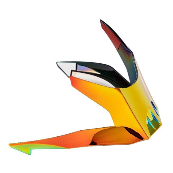 Lightweight Large Rear Wing Accessory Suitable for FF801 Enhanced Stability on Helmets Enhanced Comfort & Reduced Noise