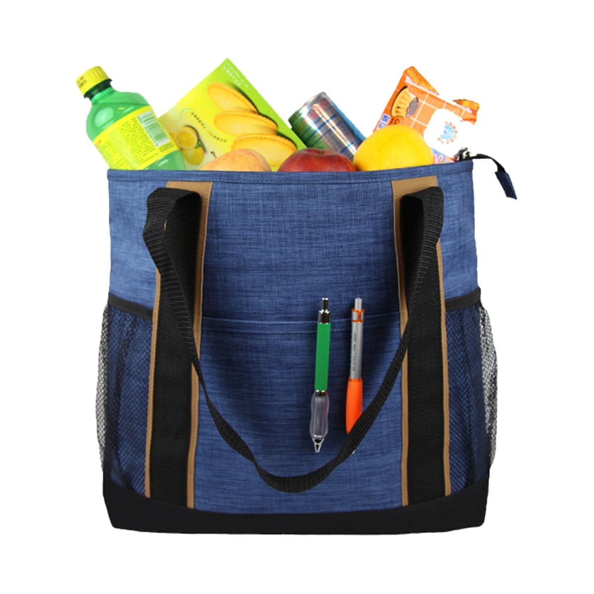 Lightweight Large Zip Cooler Tote Bag