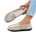 thumbnail image 1 of Lightweight Loafers for Women Non-Slip Casual Womens Fleece Lined Slip on Shoes for Women Winter Comfortable Dressy Casual Walking Shoes, 1 of 9