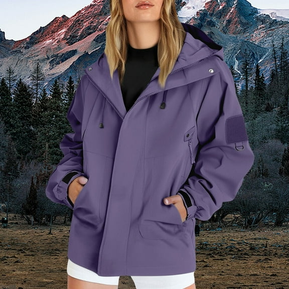 Lightweight Long Sleeve Thin Summer Open Front Cardigan, Fall Fashion Outerwear, Loose Fit, Ideal for Layering, Purple M, Size S-XXXL