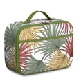 thumbnail image 1 of Lightweight Lunch Bag With Aloha Hawaiian Floral Print, Insulated Durable Lunch Box For School, Activities, And Travel. Perfect For Tropical Plant, Jungle Leaves, And Beach Vacation Lovers, 1 of 2