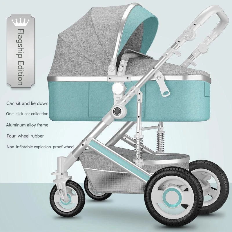 Lightweight Luxury Baby Stroller 2 in 1,Portable baby car,High ...