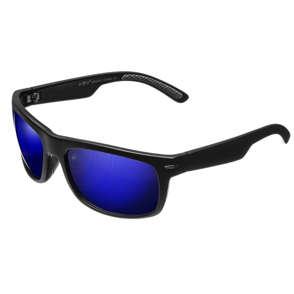 Lightweight Matte Black UV400 Polarized Driving Sunglasses 2443 ...