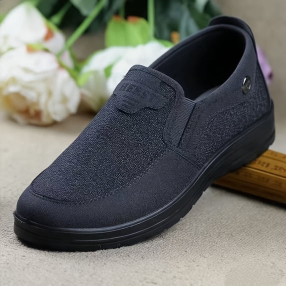 Lightweight Men's All-Season Slip-On Casual Shoes, Breathable Fabric Comfortable for Daily and Outdoor Wear