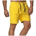 thumbnail image 1 of Lightweight Mens Athletic Shorts Comfortable Gym Workout Elastic Waist Drawstring Sports Shorts Summer with Pockets, 1 of 4