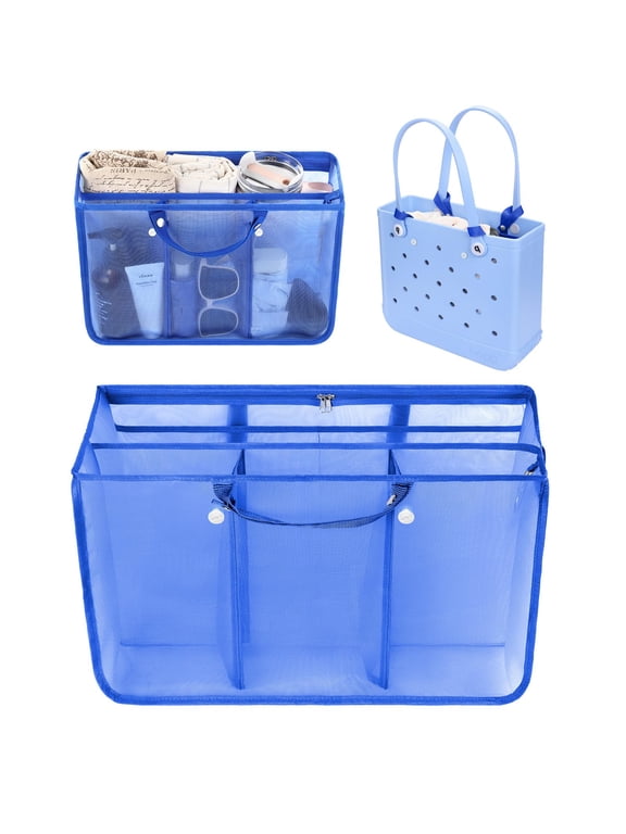 Lightweight Mesh Insert Accessories for Original XL Bogg Bags, Beach Tote Bags Insert for Organizing