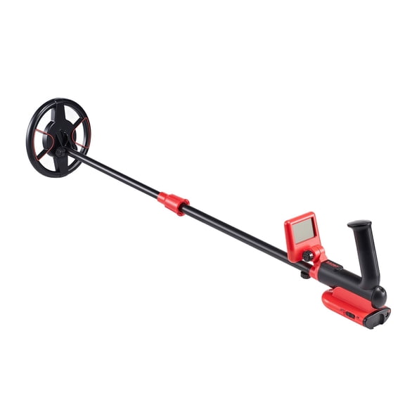 Lightweight Metal Detector, 6 Inch IP68 Coil with LCD, Adjustable 22.8-33.8 Inch, High Accuracy Gold Treasure Finder