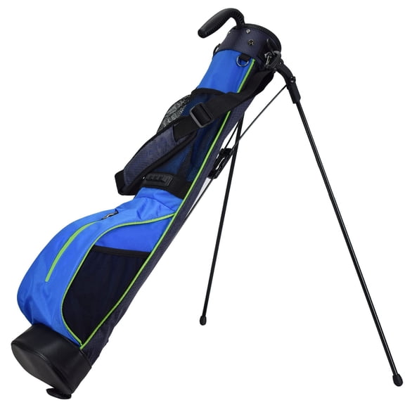 Lightweight Mini Golf Stand Bag with Rain Cover, Portable Sunday Golf Carry Bag with Removable Padded Shoulder Strap, Waterproof Wear-Resistant Club Organizer with 2-Way or 4-Way Dividers