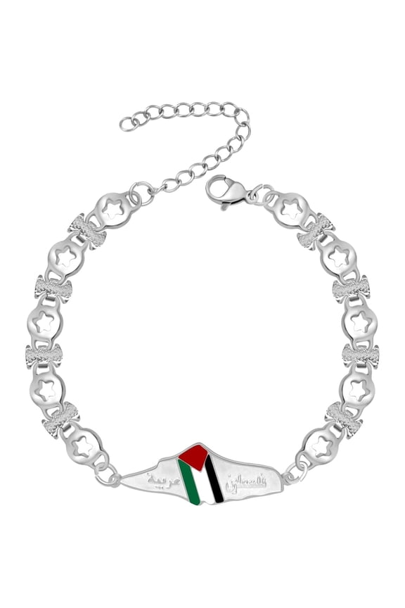 Lightweight Minimalist Palestine-Inspired Bracelets  Adjustable Comfortable Unisex Ethnic Jewelry with Multiple Chain Designs, Suitable for Daily Wear, Office, and Travel