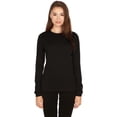 thumbnail image 1 of Lightweight Women's Wool Crew Top - 100% Merino Wool, 1 of 10