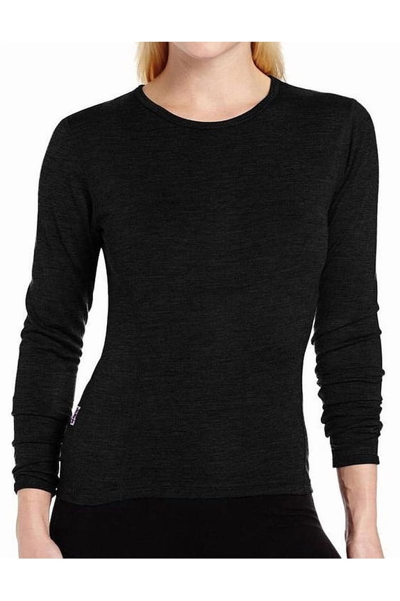 Lightweight Women's Wool Crew Top - 100% Merino Wool