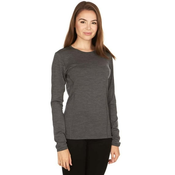 Lightweight Women's Wool Crew Top - 100% Merino Wool