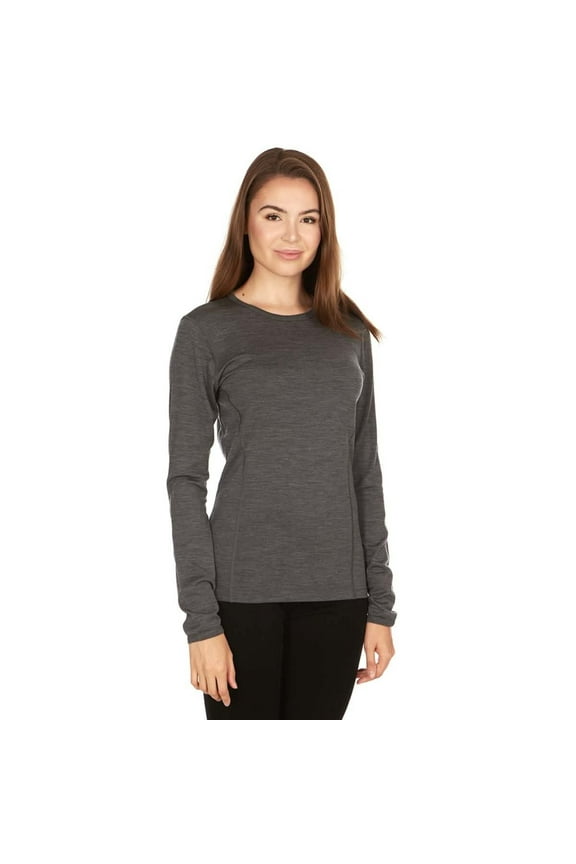 Lightweight Women's Wool Crew Top - 100% Merino Wool