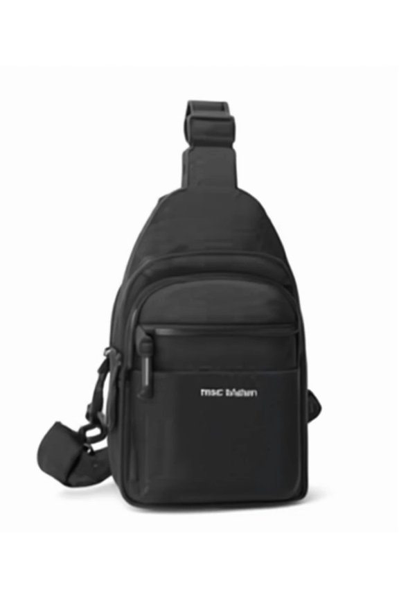 Lightweight Multi-Pocket Crossbody Sling Backpack – Army Green/Navy Blue/Gray/Black – 13×7×4 in