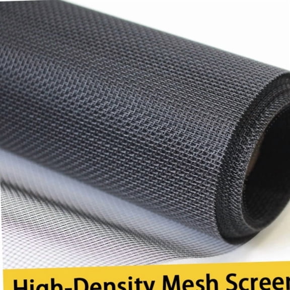 Lightweight Nano Pp Mesh Screen with Anti-Mosquito, Breathable Black by TYPPKMM