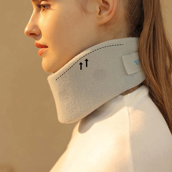 Lightweight Neck Brace for Comfort and Support Featuring Pure Protective Cover for Enhanced Relaxation and
