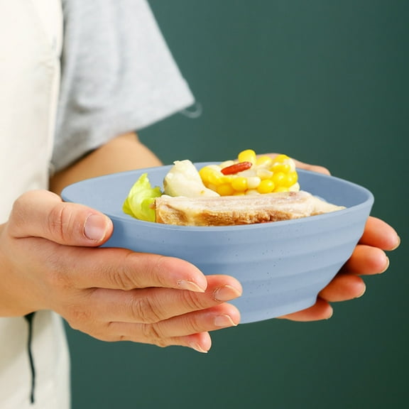 Lightweight And Non-Breakable Bowl, Stackable Bowls Microwave & Dishwasher Safe, Cereal Bowls For Soup, Oatmeal, Pasta, Ideal For Camping Office Travel