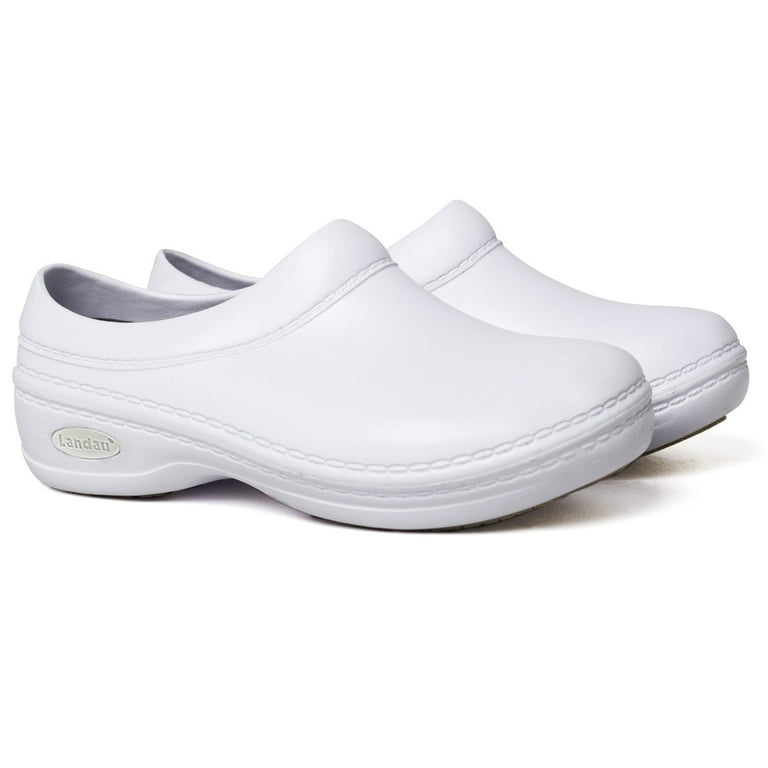 Lightweight, Non-Slip, Fluid Resistant, Removable Contour Footbed, Nursing  Shoe