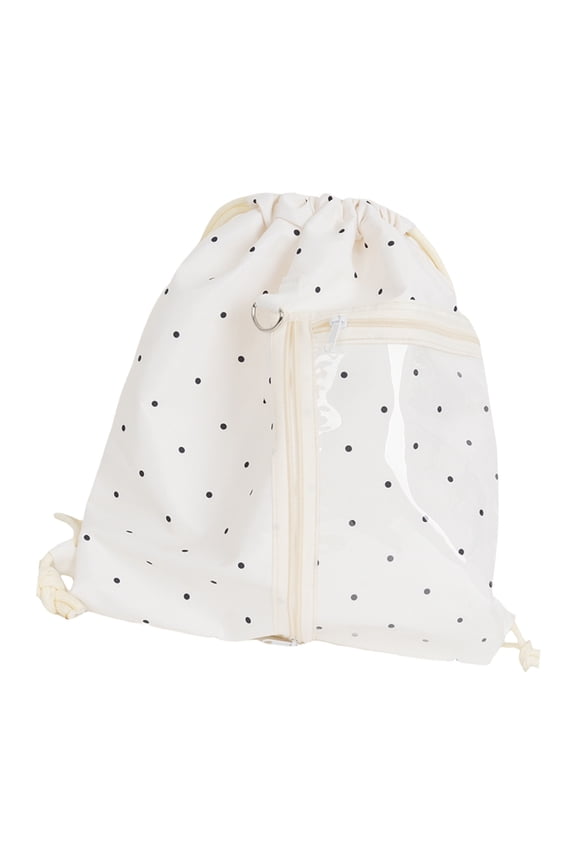 Lightweight Nylon Anime Themed Drawstring Backpack, Large Daypack for Commuting Daily Use