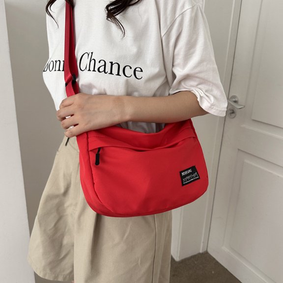 Lightweight Nylon Shoulder Bag,Single Shoulder Underarm Bag,Large Capacity Handbag For Ladies