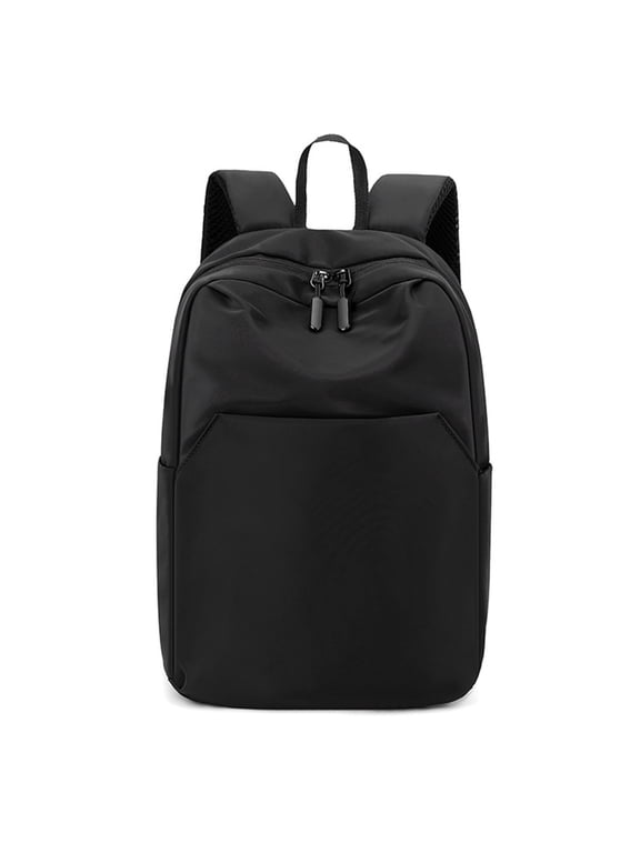Lightweight Nylon Solid Color Backpack for Men – 33x22x11cm Multi-Compartment Travel Bag with Breathable Honeycomb Straps, Water-Resistant Design for Hiking/Gym/Camping