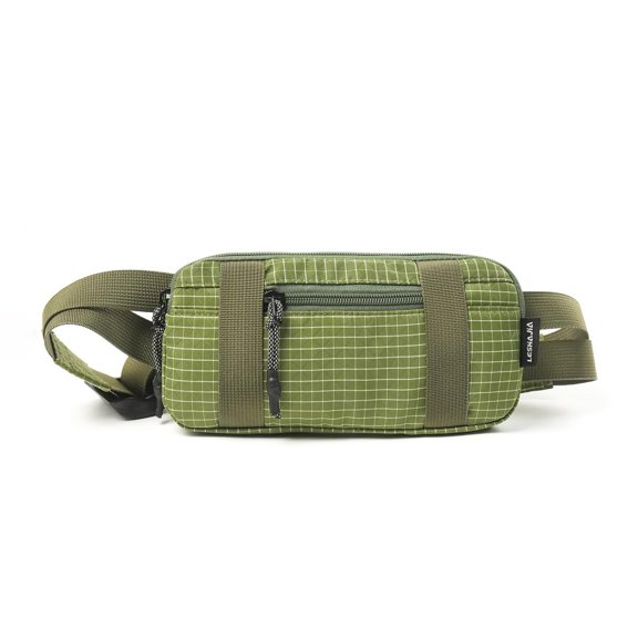 Lightweight Nylon Sports Chest Bag, Versatile Crossbody Shoulder Sling, Running Cycling Fanny Pack.