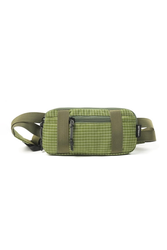 Lightweight Nylon Sports Chest Bag, Versatile Crossbody Shoulder Sling, Running Cycling Fanny Pack.