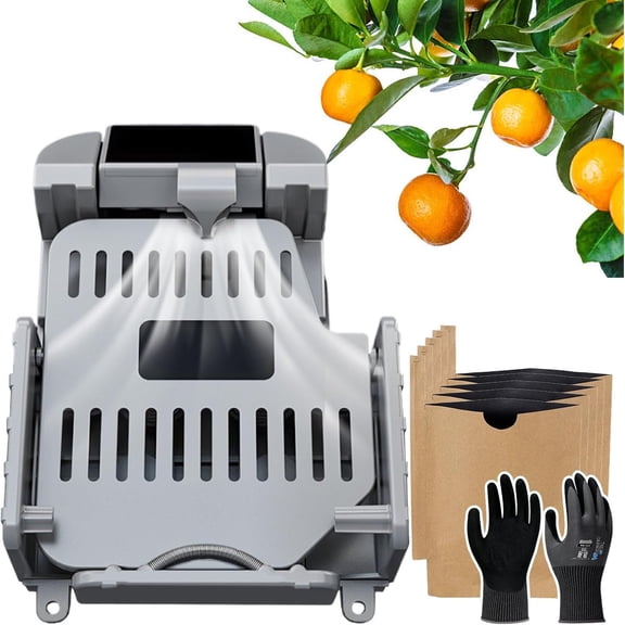 Lightweight Orchard Bagging Machine - 15-20h/Time,Cordless Bagging Machine for Farmers|3 Fruit Protection Bags, Agricultural Bagging Set for Peach/Pomegranate