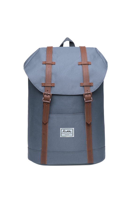 Lightweight Outdoor Backpack, KAUKKO Travel Casual Rucksack Laptop Daypack for 15"(6-7-Grey)