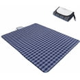 thumbnail image 1 of Lightweight Outdoor Camping Blanket in Navy Blue Perfect for Picnics and Beaches, 1 of 6