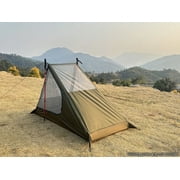 Lightweight Outdoor Camping Mosquito Net Tent - Single Person Trekking Pole Tent, Portable Bug Screen for Backpacking