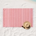 thumbnail image 1 of Lightweight Oversized Turkish Beach Towel Sand Free Quick Dry Soft Cotton Bath Pool Picnic Blanket with Tassels for Travel Camping Outdoor Vacation, 1 of 7