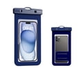 thumbnail image 1 of Lightweight PVC Waterproof Phone Pouch with Quick Snap Closure for Easy Access deep blue, 1 of 8