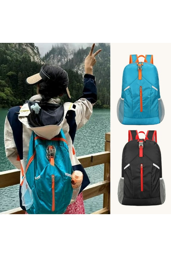 Lightweight Packable Hiking Backpack for Camping and Day Hikes with Water Resistant Material and Multiple Pockets for Organized Gear and Essentials for Outdoor Adventures and Daily Commute Akmoler