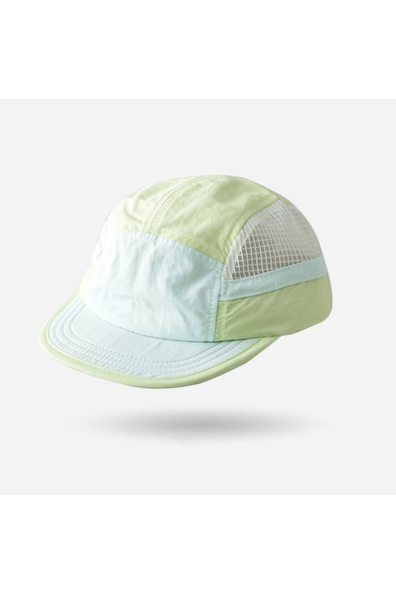 Lightweight Performance Baseball Hat, Unisex Moisture Wicking Quick Dry Fabric, Soft Brim Running Cap with Ventilated Mesh, Adjustable Fit for Gym Travel and Daily Wear, Light Green