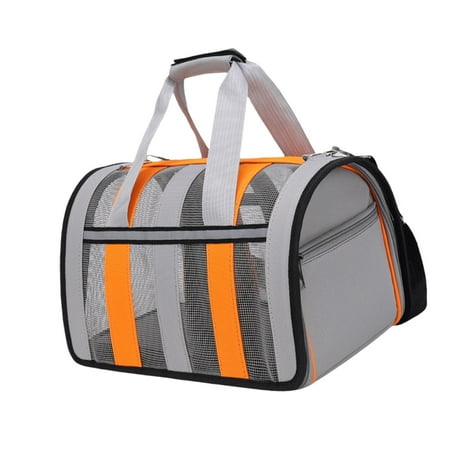 Lightweight Pet Carrier Handbag Purse Foldable Transport Bag Breathable Rabbit Carry Package Handbag Case for Smals Indoor Dogs L
