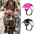 thumbnail image 1 of Lightweight Pet Protective Breathable Foam Padded Headgear Adjustable Ear Cutout Safety Head Cover for Extra Small Dog Cat Riding Training Outdoor Walks Black - S, 1 of 4