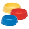 thumbnail image 1 of Lightweight Plastic Dog Single Feeding Bowls Durable Bright Colors Vary 1 Bowl (Large), 1 of 6