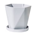 thumbnail image 1 of Lightweight Plastic Flower Pots Suitable For Indoor And Outdoor Plants, With Drainage Holes And Trays; Thickened Decorative Garden Flower Pots., 1 of 7