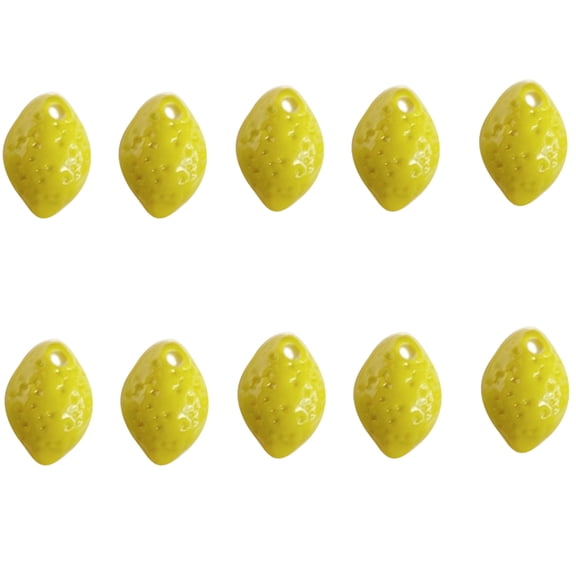 Lightweight Plastic Fruit Beads Lemon For Safe And Childrens